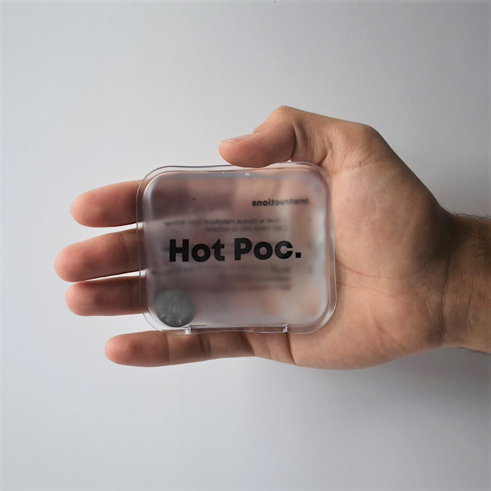 REUSABLE HAND WARMERS (4 UNITS) - HOT POC