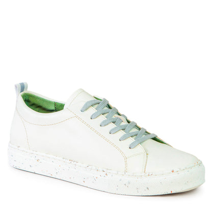 GAIA White Cactus Leather Shoes