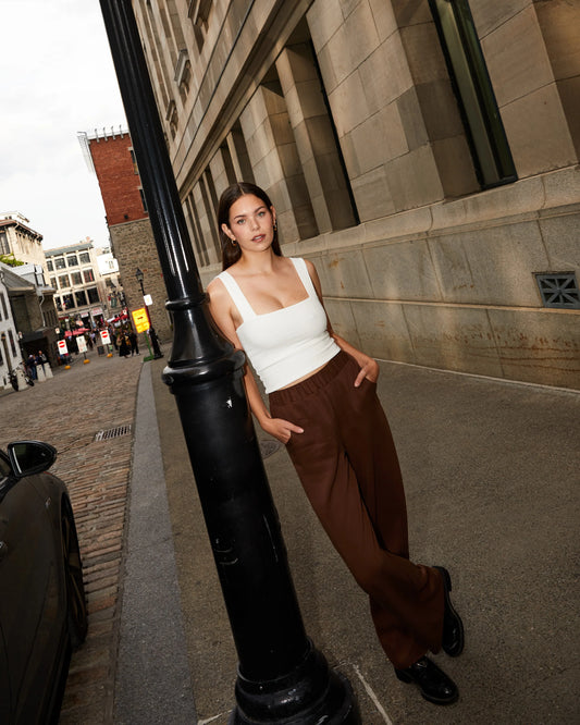 Classic Strap Tube Top - Ivory