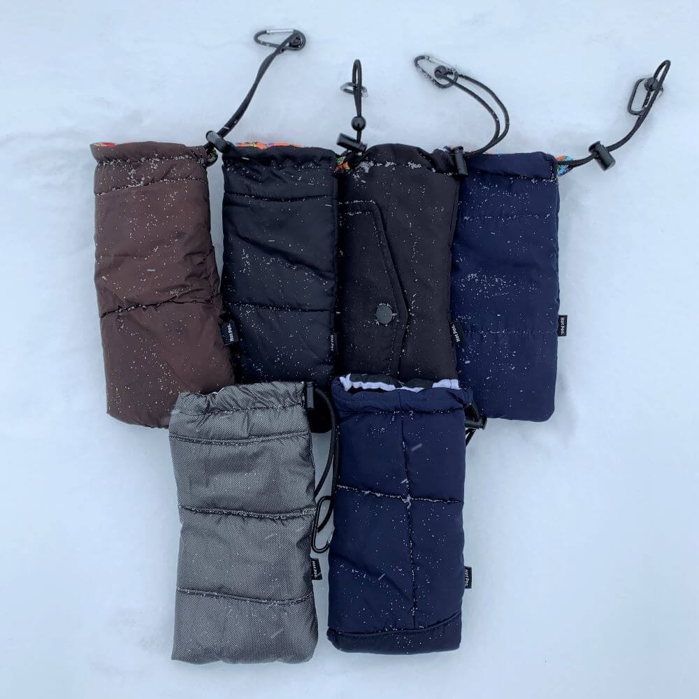 ÉTUI ISOLÉ POUR CELLULAIRE - ÉDITION LIMITÉE MANTEAUX HIVER RECYCLÉS - HOT POC SLEEPER