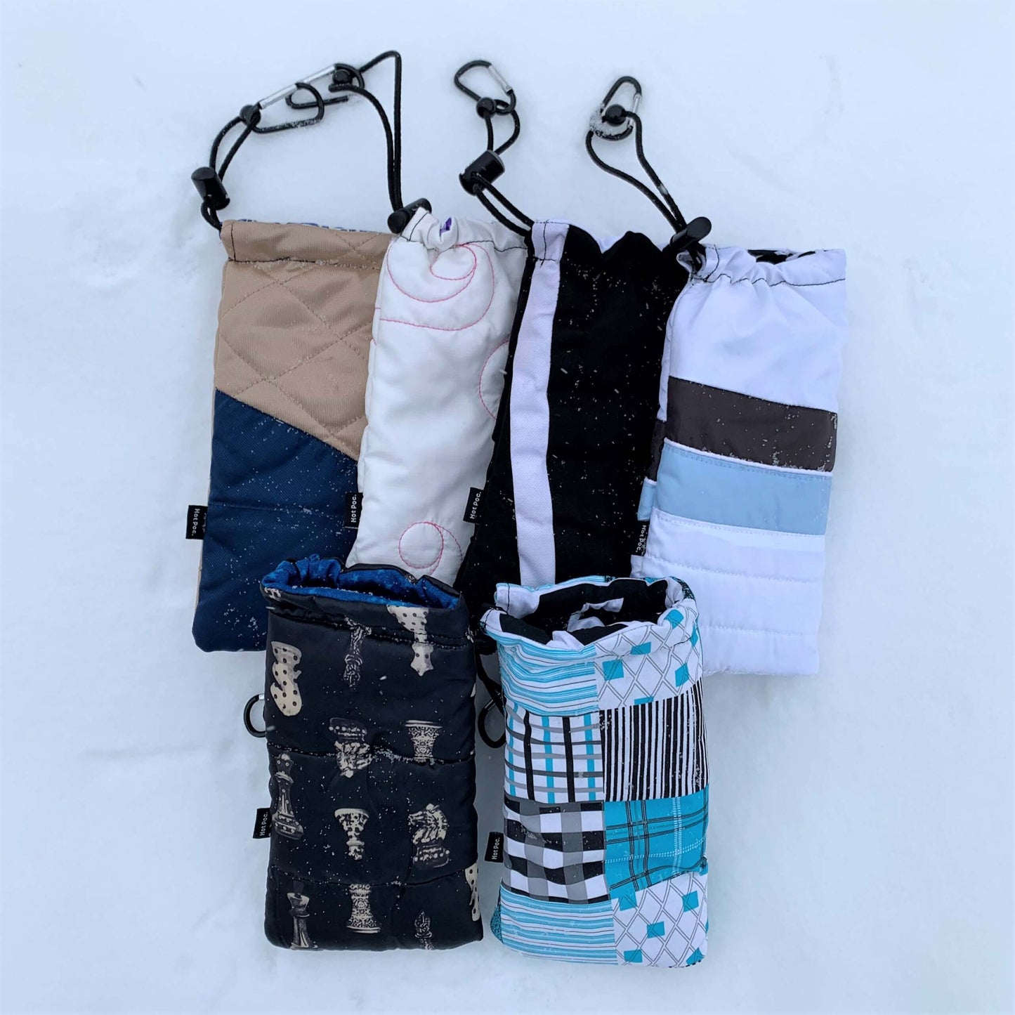 ÉTUI ISOLÉ POUR CELLULAIRE - ÉDITION LIMITÉE MANTEAUX HIVER RECYCLÉS - HOT POC SLEEPER